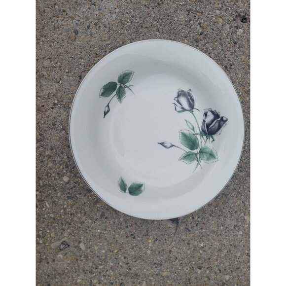 2 Rosenthal - Continental Midnight Rose Coupe Soup Bowls - Picture 2 of 4